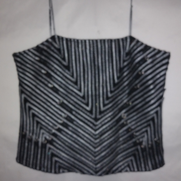 Vintage Black Silver Ribbon Grommet Set 14 Plus - Picture 2 of 9